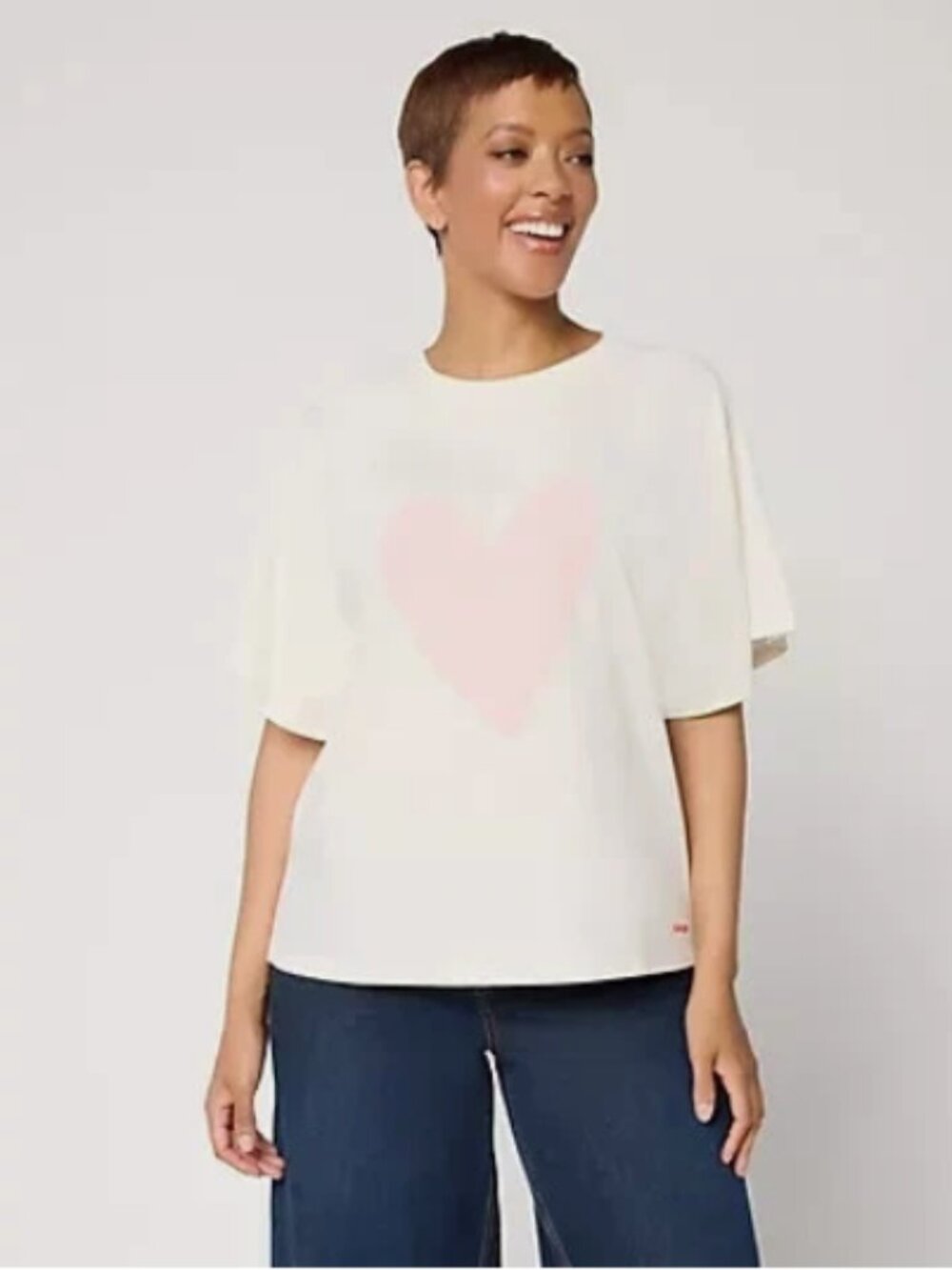 Peace Love World 100% Cotton Graphic Tee-Pristine-Large-NEW-A734080
